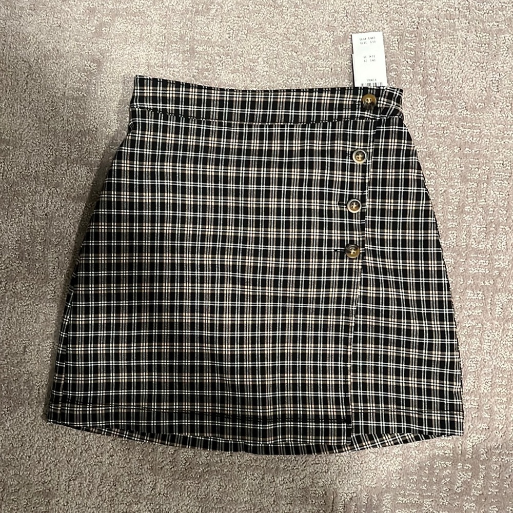 Hollister plaid skirt